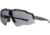 Gatorz Blastshield B2 Sunglasses, Black, Matte Black Logo, MilSpec Ballistic Smoke &amp; Clear Array, w/ Anti-Fog, ANSI Z87.1, Black, One Size, 841235127427