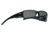 Gatorz Boxster Sunglasses, Black Frame, Smoked Polarized w/ Chrome Mirror Lens, BOXBLK01P-C