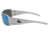 Gatorz Boxster Sunglasses, Brushed Frame, Smoked Polarized W/ Blue Mirror Lens, BOXBRU01P-B
