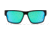 Gatorz Delta Sunglasses, Matte Black Frame, Brown Polarized w/Green Mirror Lens, GDELMTBLK03P-G