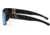 Gatorz Delta Sunglasses, Matte Black Frame, Smoked Polarized w/ Blue Mirror Lens, GDELMTBLK01P-B