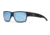 Gatorz Delta Sunglasses, Matte Black Frame, Smoked Polarized w/ Blue Mirror Lens, GDELMTBLK01P-B