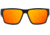 Gatorz Kershaw Delta Sunglasses, Black Frame, Sunburst Lense, Black, Medium, 841235128226