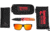 Gatorz Kershaw Delta Sunglasses, Black Frame, Sunburst Lense, Black, Medium, 841235128226