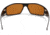 Gatorz Magnum Sunglasses, Black Frame, Brown Polarized w/Green Mirror Lens, GZ-01-023