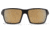 Gatorz Marauder Glasses, Gold Mirror Polarized Lens, Black Cerakote, One Size, GZ-12-415