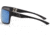 Gatorz Marauder Glasses, Smoke Polarized Lens w/Blue Mirror, Black, One Size, GZ-12-421