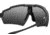 Gatorz Milspec Ballistic Z87.1 Sunglasses, Black Cerakote Frame, Smoke Lens, Blackout Logo, One Size, GZ-10-401