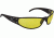 Gatorz Radiator Sunglasses, Black Frame, Yellow Lens RADBLK04