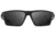 Gatorz Sentix Glasses, Black/Matte Black Logo/Polarized Smoke, Medium, GZ-18-010