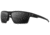 Gatorz Sentix Glasses, Black/Matte Black Logo/Polarized Smoke, Medium, GZ-18-010
