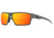 Gatorz Sentix Glasses w/ sunburst, Graphite/Matte Black Logo/Polarized Rose, Medium, GZ-18-180