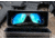 Gatorz Specter Sunglasses, Cerakote Black Frame, Smoke Polarized w/Blue Mirror Lens, GZ-08-421