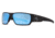 Gatorz Specter Sunglasses, Cerakote Black Frame, Smoke Polarized w/Blue Mirror Lens, GZ-08-421
