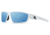 Gatorz Warhawk Sunglasses, Frost, Matte Black Logo, Digitally Optimized Polarized Opz Blue Mirror, Frost, One Size, 841235127373