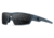 Gatorz Warhawk Sunglasses, Slate, Matte Black Logo, MilSpec Ballistic Smoke, w/ Anti-Fog, ANSI Z87.1, Slate, One Size, 841235127359