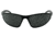 Gatorz Wraptor Ansi Z87.1 Sunglasses, Black Frame, Smoked Anti Fog Lens, WRAZBLK01A