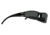 Gatorz Wraptor Ansi Z87.1 Sunglasses, Black Frame, Smoked Anti Fog Lens, WRAZBLK01A