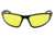 Gatorz Wraptor Ansi Z87.1 Sunglasses, Black Frame, Yellow Anti Fog Lens, WRAZBLK04A