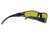 Gatorz Wraptor Ansi Z87.1 Sunglasses, Black Frame, Yellow Anti Fog Lens, WRAZBLK04A