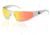 Gatorz Wraptor Sunglasses, Polished Frame, Smoked Polarized w/Sunburst Lens, Polarized, WRAPOL13P