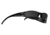 Gatorz Wraptor Sunglasses, Black Frame, Chrome Lens WRABLK02