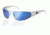Gatorz Wraptor Sunglasses, Polished Frame, Blue Chrome Lens WRAPOL08C