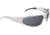 Gatorz Wraptor Sunglasses, Polished Frame, Grey Lens WRAPOL01