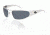 Gatorz Wraptor Sunglasses, Polished Frame, Grey Polarized Lens WRAPOL01P