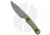Gavko Knives EDC Neck Fixed Blade Knife, 3.25in, Bohler N690, Drop Point Blade, G-10, Jade Handle, Jade/Gray, 6.75 inch, BHQ-22243