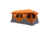 Gazelle 8 Person T8 Hub Tent, Sunset Orange, 012642021350