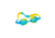 Geckobrands MARGARITAVILLE CHILDRENS SWIMMING GOGGLES WITH CASE, MAR-92854