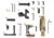 Geissele Ultra Duty Lower Parts Kit, Desert Dirt Color, 05-435S