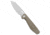 Gerber Gerber Slimsada Frame Lock Knife Olive Micarta 3.45" Stonewash, Green, D2, adult, BHQ-176978