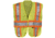 Gerber Outerwear Vision Quest Vest Ansi 107 Class II- Ansi 207, Lime - Orange, S-M 50V8/L S/M