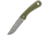 Gerber Spine Fixed Blade Knife, 8.5 in Overall, 3.75 in Drop Point 7Cr17MoV Blade, Green Rubberized Glass Filled Nylon Handle, Clam, 31-003486NRRP