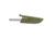 Gerber Spine Fixed Blade Knife, 8.25 in Overall, 3.75 in Drop Point 7Cr17MoV Blade, Green Rubberized Handle, Clam Pack, 31-003424
