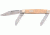 German Eye Jim Bowie Premium Folding Knife,Clip/Spey/Sheepsfoot Blade, Yellow Celluloid Handle JB425Y