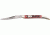 German Eye Toothpick Folding Knife,Solingen Long Clip Blade, Red Pick Bone Handle GETPRB