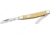 German Eye Two Blade Congress Folding Knife,Sheepsfoot/Coping Blade, Yellow Celluloid Handle GE54Y