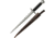 Get Dressed For Battle Saxon Parrying Dagger Fixed Blade Knife, 12in, Carbon Steel, Black, Wood Handle GB3961