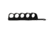 GG&amp;G Mossberg 590 Shockwave Side Saddle Shell Holder, 5-Shot,w/o The QD Sling Attachment, Black, GGG-2001