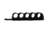 GG&amp;G Mossberg 590 Shockwave Side Saddle Shell Holder, 5-Shot,w/o The QD Sling Attachment, Black, GGG-2001
