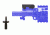 GG&amp;G Taper Pin Version Flip Up Front Sight, Black w/Tritium Front Sight Post, GGG-1024T