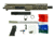 Ghost Firearms Upper Receiver, Pistol Lower Parts Kit, .300 Blackout, 7.5in, Pistol , 4150  Moly Steel Barrel, 1-8 Twist, 7in M-LOK Free Float Hand Guard, A2 Flash Hider, FDE, GF75E7GFR300FDE-KIT
