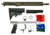 Ghost Firearms Upper Receiver, Rifle Lower Parts Kit, 9mm 9x19 Para, 16in, Carbine , Light HBAR Barrel, 1-10 Twist, 14in M-LOK Freefloat Handguard, A2 Muzzle Device, Burnt Bronze, GF16E14GFR9MMBB-KIT