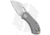 GiantMouse Vox/Anso ACE Nibbler Folding Knife, 1.875in, CPM 20CV, Wharncliffe Blade, Titanium, Gray Handle, Gray/Gray, 4.70 inch, BHQ-152965