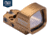 Gideon Optics Judge XL 1x22.5x28mm Reflex Red Dot Sight