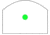 Gideon Optics Granite MOS Competition 1x 28.33x22.5mm Reflex Red Dot Sight, 8 MOA Green Dot Reticle, Black, GTMOS-CO-GN