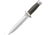 Gil Hibben Double Edge Boot Knife, 6 mirror finish double edge 5Cr15MoV stainless bl, Black pakkawood handle, GH5078